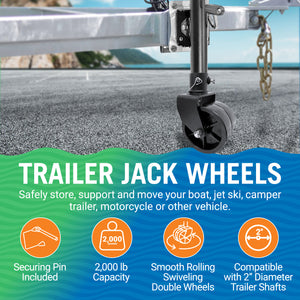 Trailer Jack Wheel Replacement