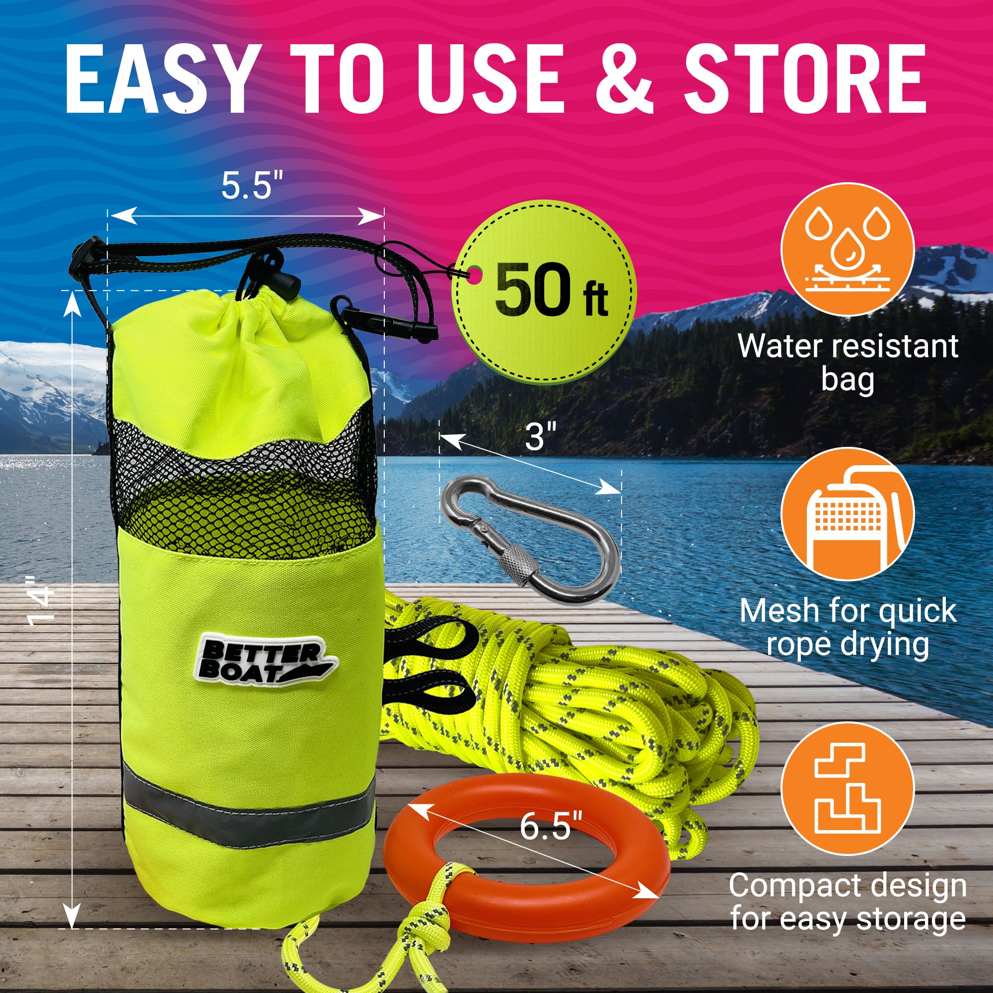 Proteger Safety Gear - PROTEGER RESCUE THROW BAG Rope Length: 20 meters  floating rope Rope dia : 10mm Capacity : 800kg For more details, visit our  website at www.t3ckoutdoor.com | Facebook