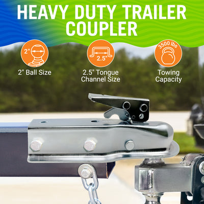 Load image into Gallery viewer, Trailer Coupler 2 Inch