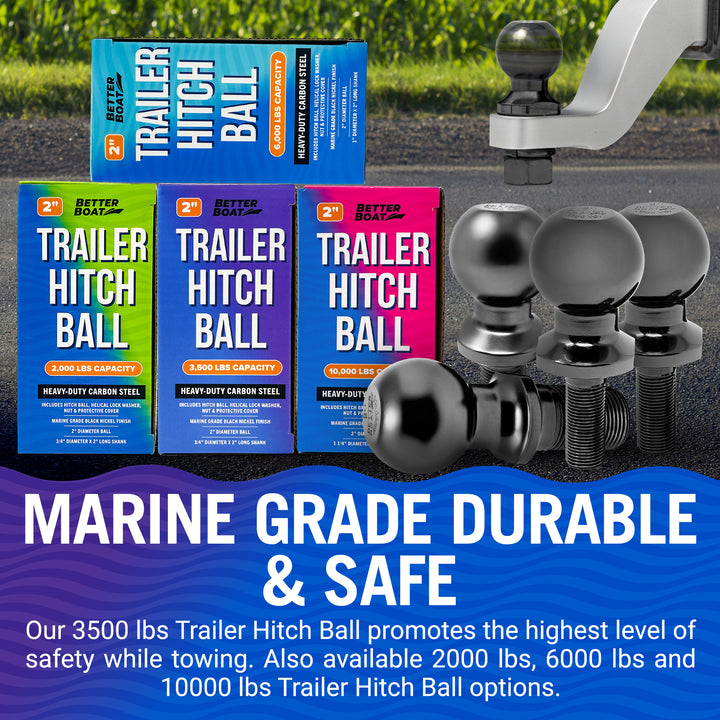Better Boat 2 Inch Trailer Ball Hitch Ball shown in Trailer Hitch Ball 3500 04