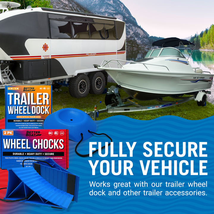 Better Boat Trailer Wheel Chocks product view 5