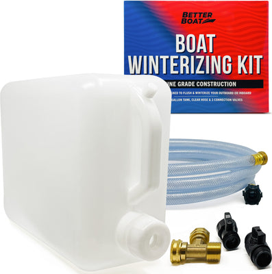 RV Winterizing Kit With Water Pump & Brass Valves – Antifreeze Fill Kit For Easy RV Pipe Winterization