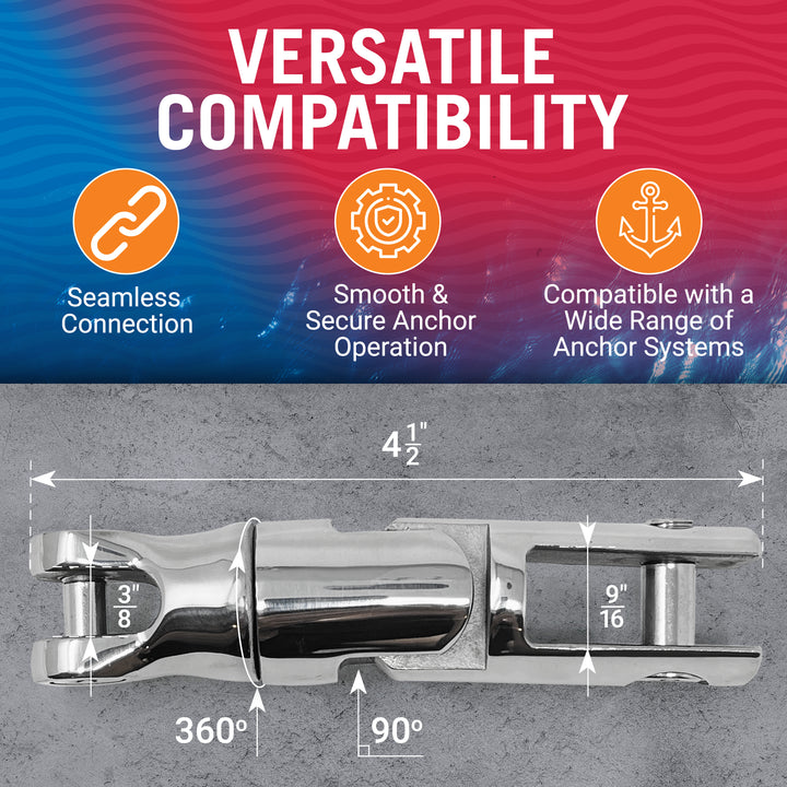 Better Boat Boat Anchor Swivel shown in anchorswivel 03 1