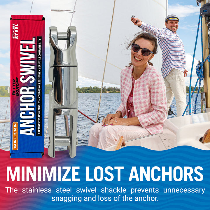 Better Boat Boat Anchor Swivel shown in anchorswivel 04 1