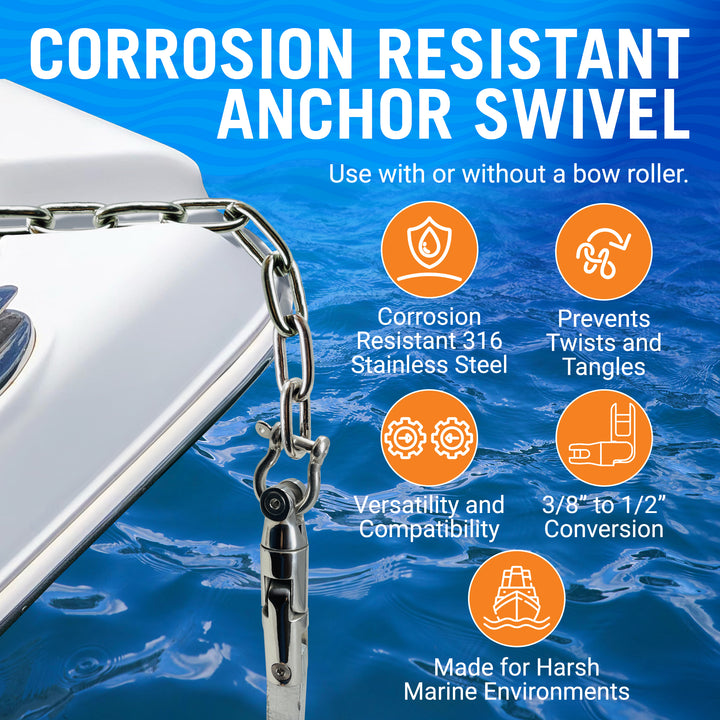 Better Boat Boat Anchor Swivel shown in anchorswivel large 02 1