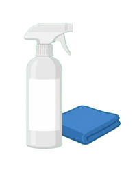 Bottle And Rag