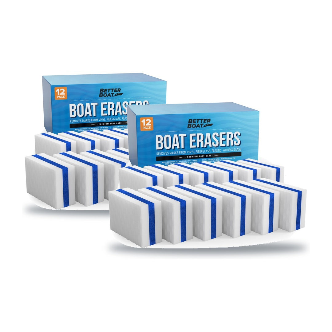 Two 12 packs of Better Boat erasers