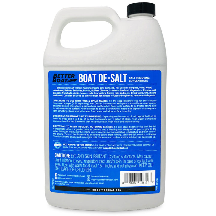 Better Boat De-Salt Concentrate Salt Remover and Flusher product view 9