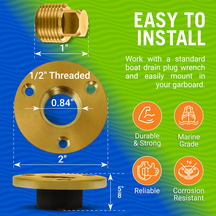 Better Boat Boat Drain Plug Kit product view 4