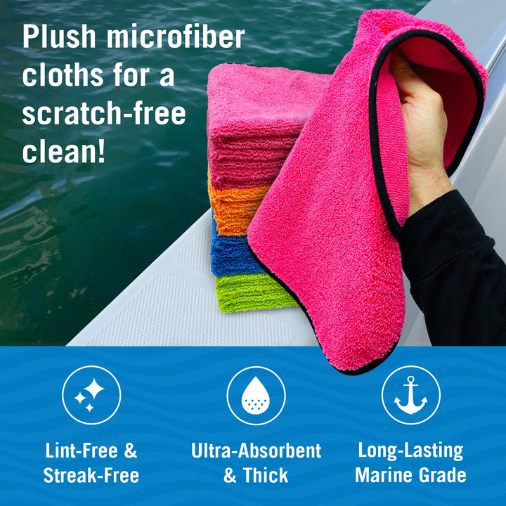 Metal &amp; Hardware Shine Kit supplemental image: Microfiber Cloth Set 12Pk image 2