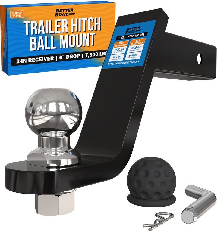 Better Boat Trailer Hitch Ball Mount 2" product view 9