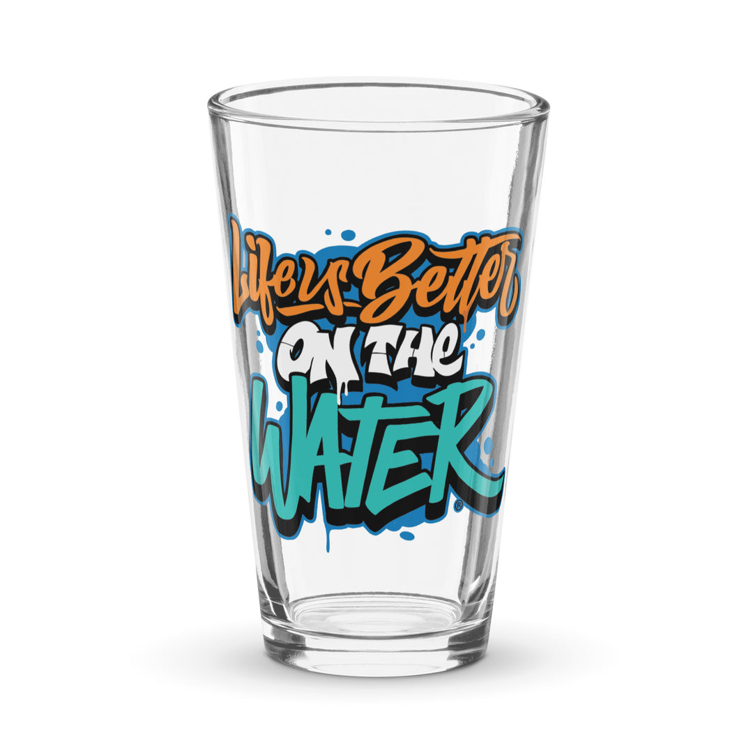 Better Boat Life is Better on the Water pint glass - 16oz product image