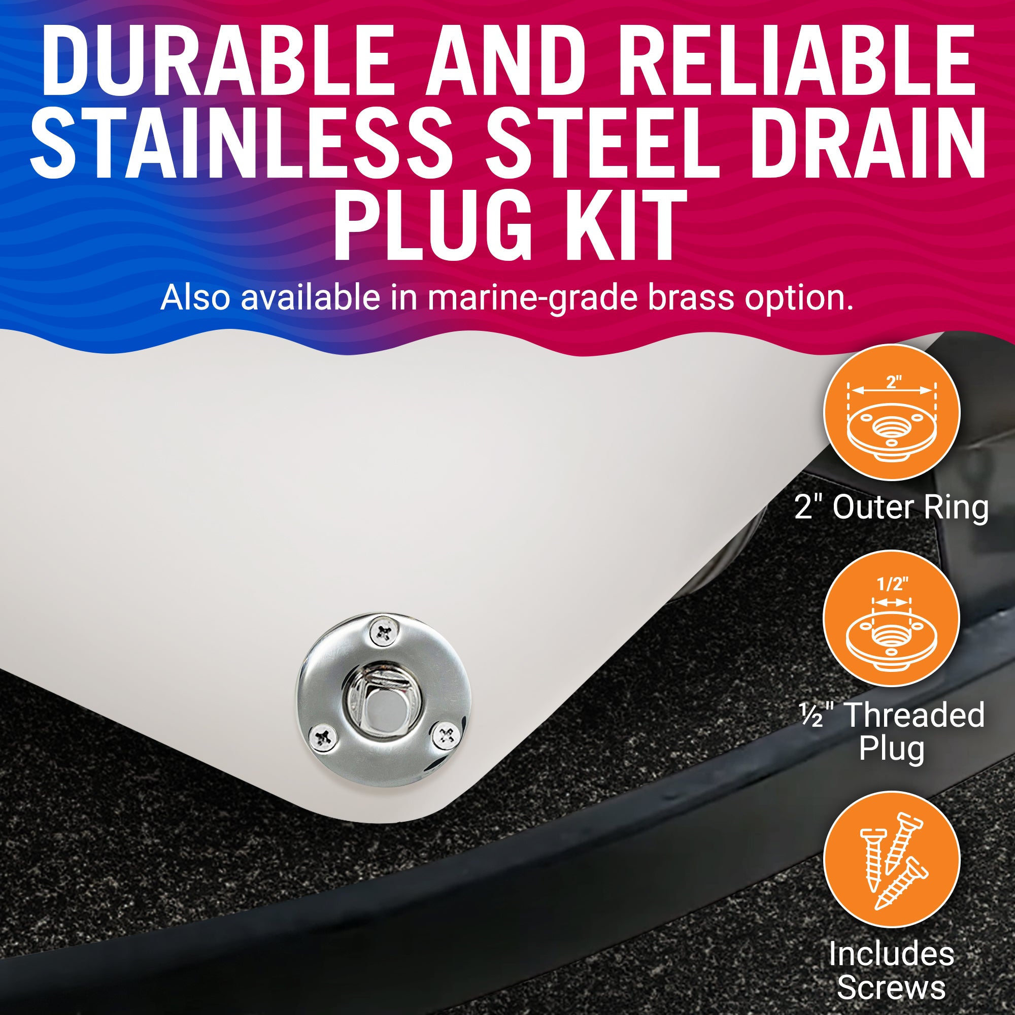 Boat Drain Plug Kit – Better Boat