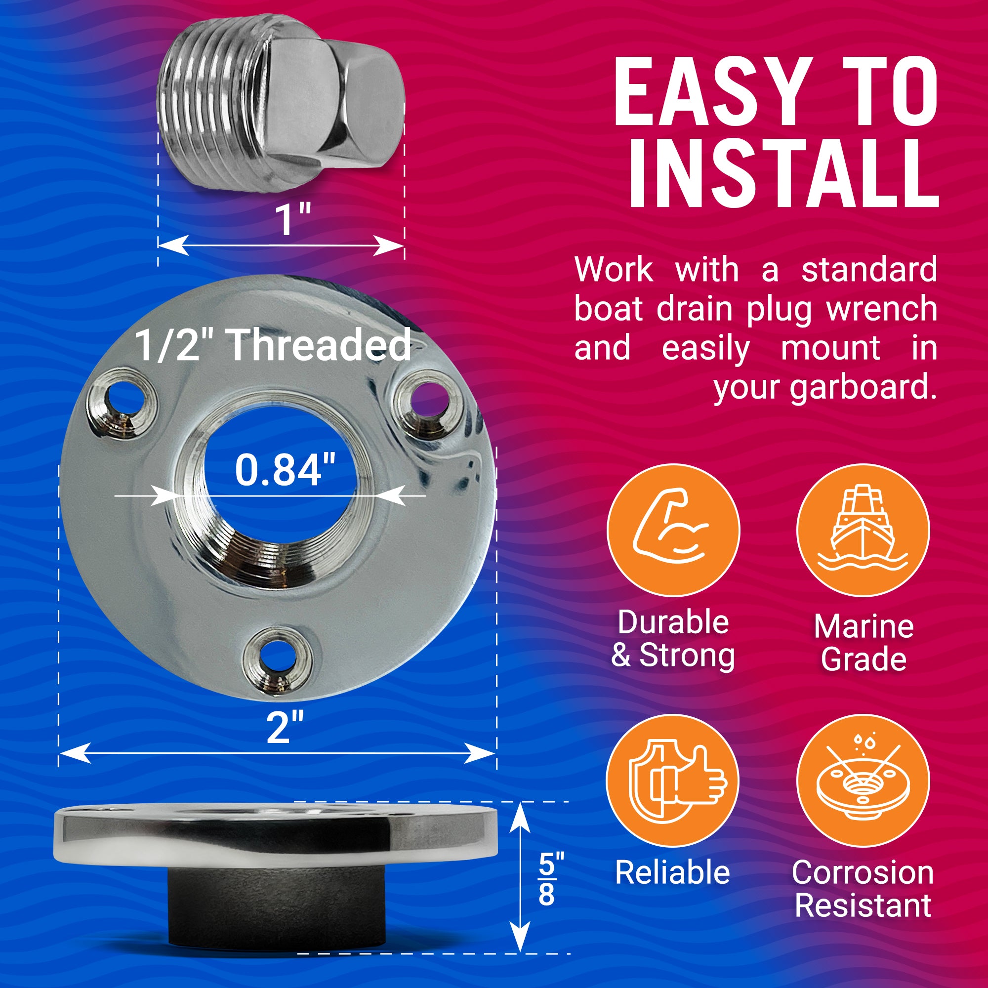 Quick Plug Boat Boat Drain Plug Kit – Better Boat