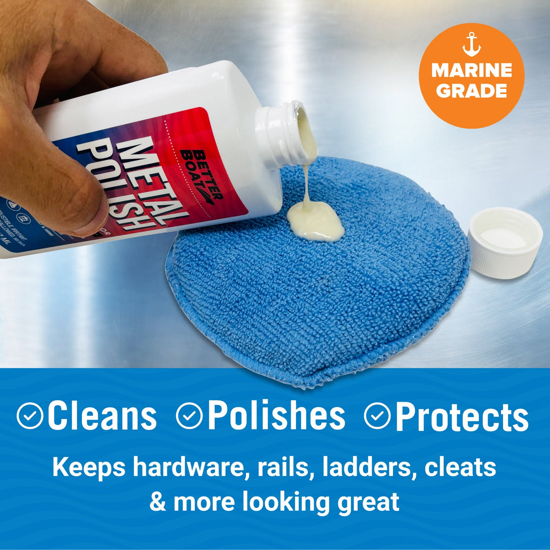 Metal &amp; Hardware Shine Kit supplemental image: Marine Metal Polish Chrome and Stainless Steel image 2