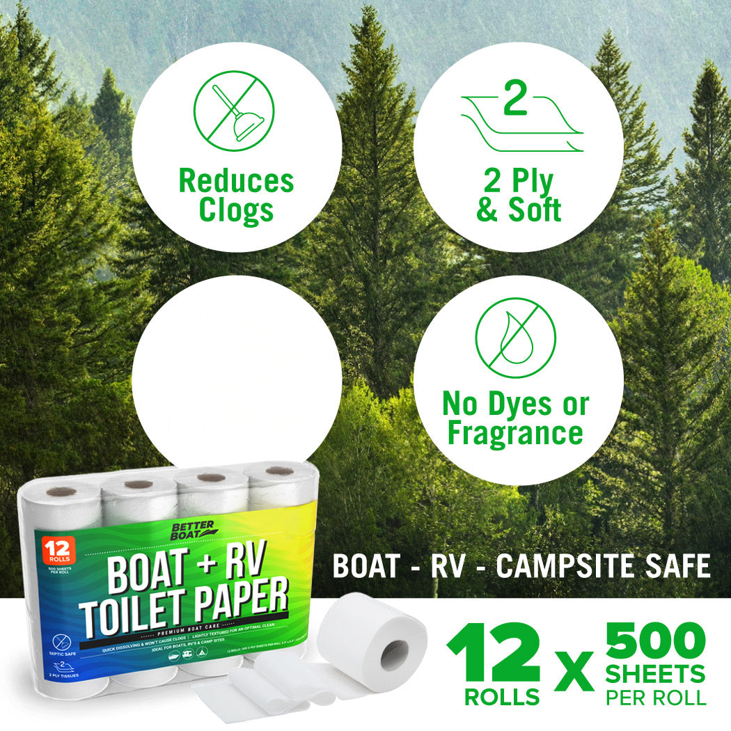 Better Boat Boat and RV Toilet Paper product view 7