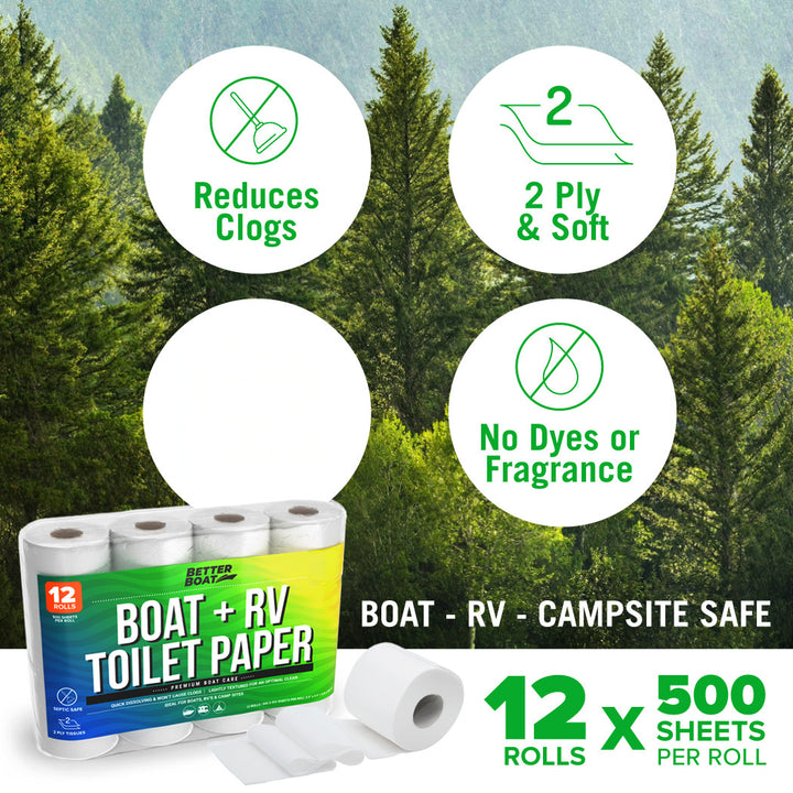 Better Boat Boat and RV Toilet Paper product view 7