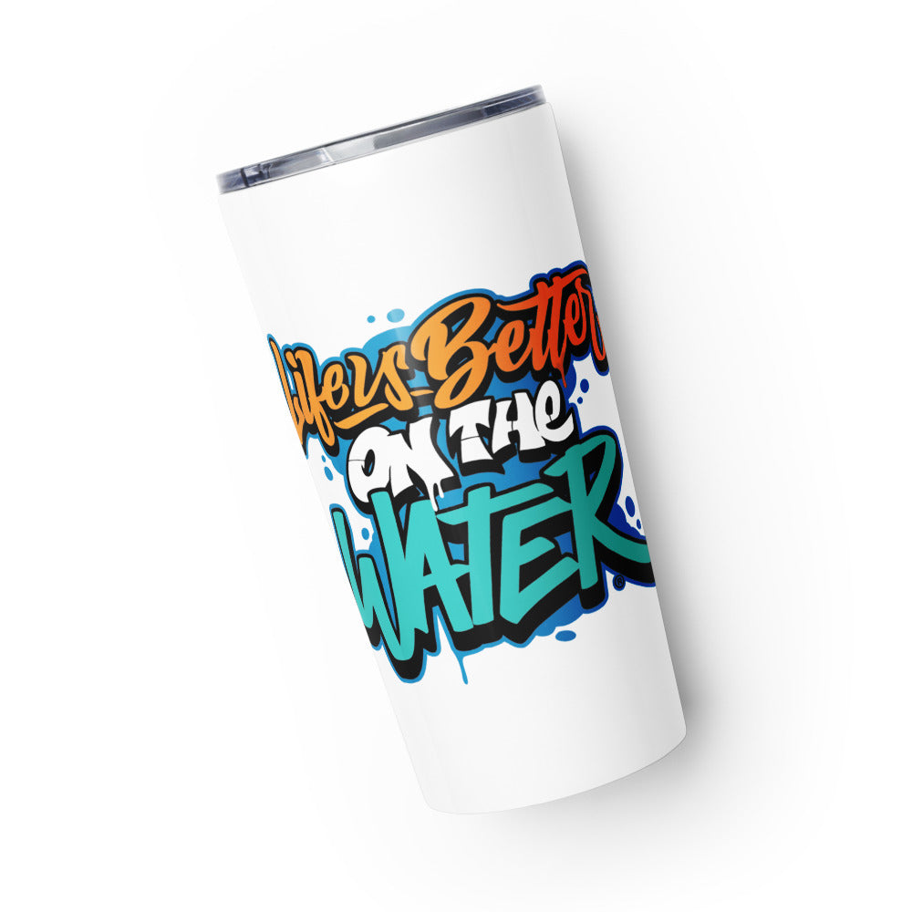 Better Boat Life Is Better on the Water Stainless Tumbler | 20oz Insulated Travel Cup product view 4