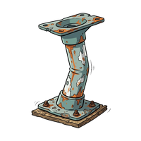 Worn Pedestal