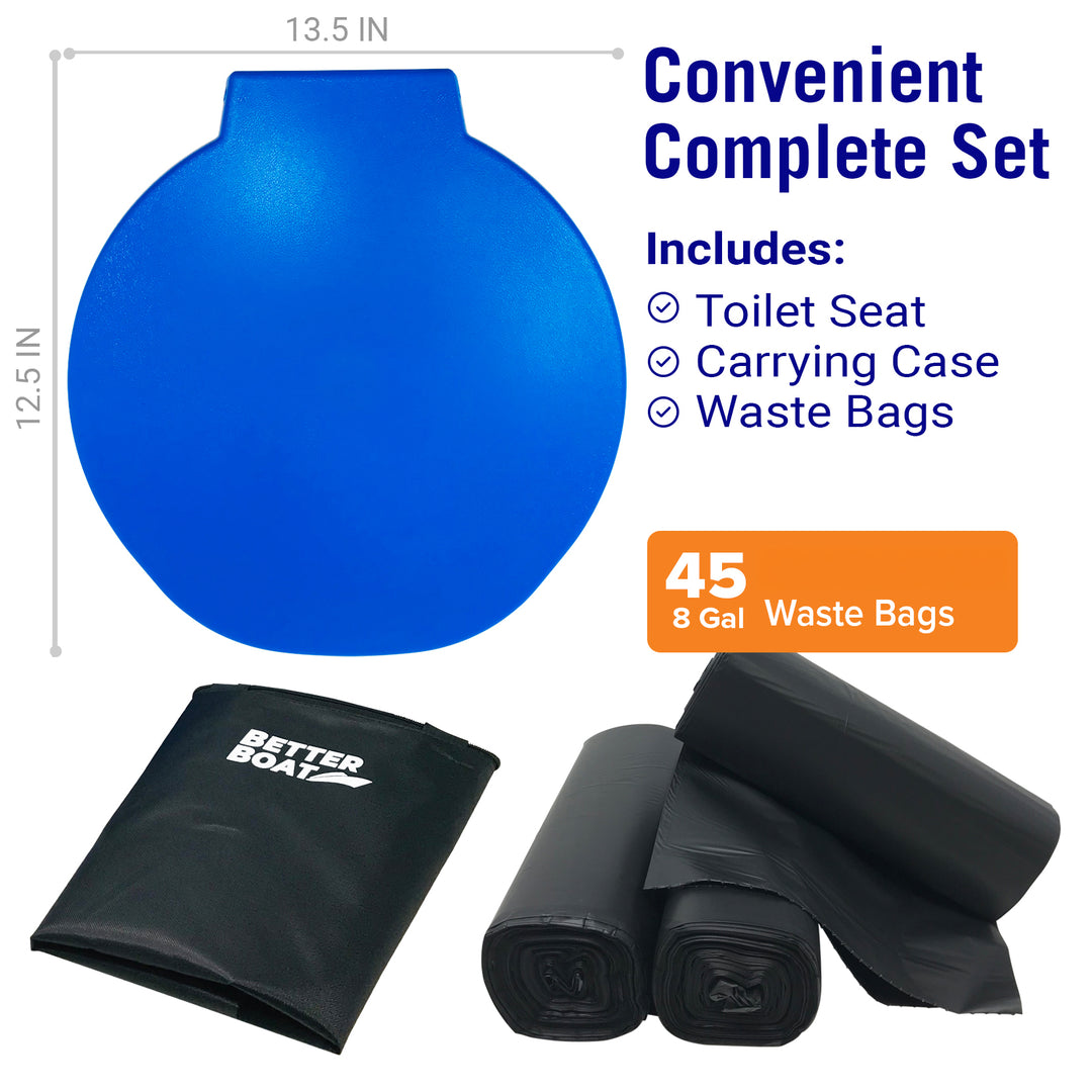 Better Boat Portable Bucket Toilet Seat Set product view 5