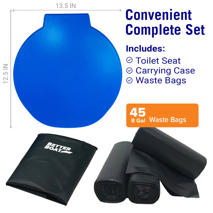 Better Boat Portable Bucket Toilet Seat Set product view 5