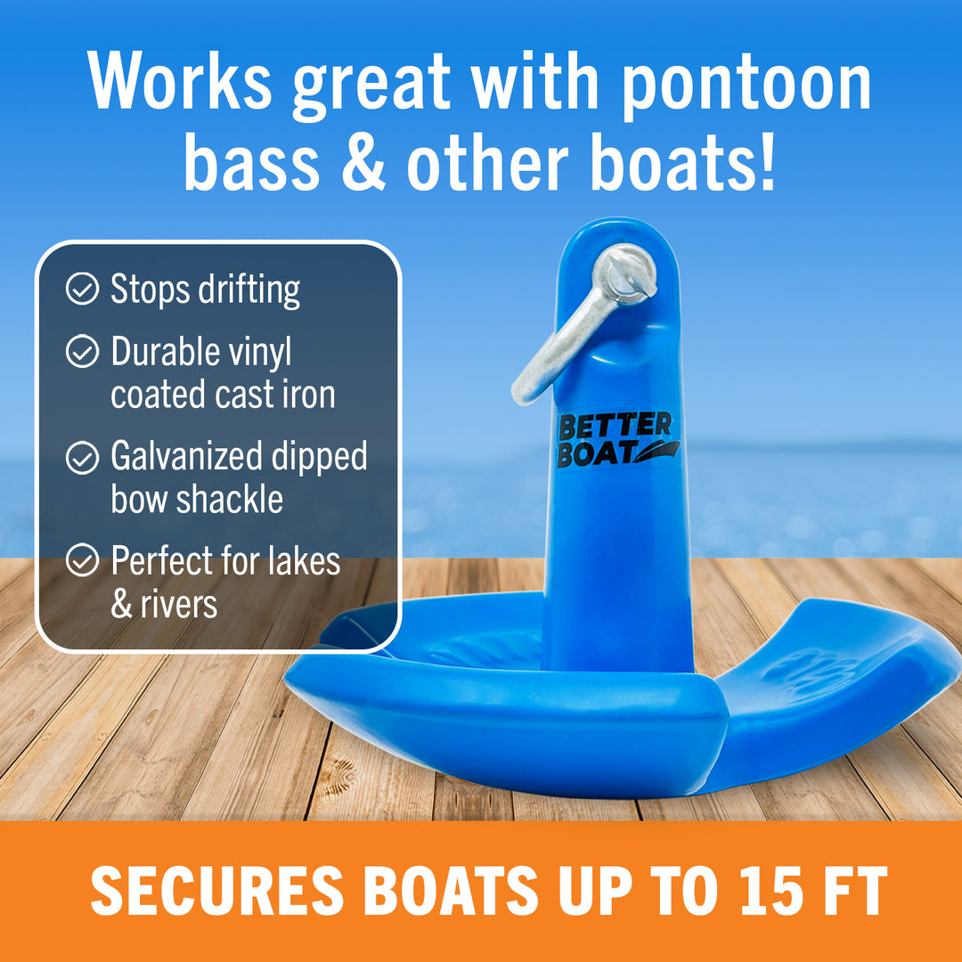 Better Boat River Anchor for Boats shown in 12LbRiverAnchorsSupp2