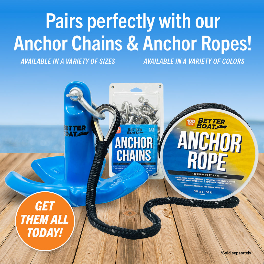 Better Boat River Anchor for Boats shown in 12LbRiverAnchorsSupp5