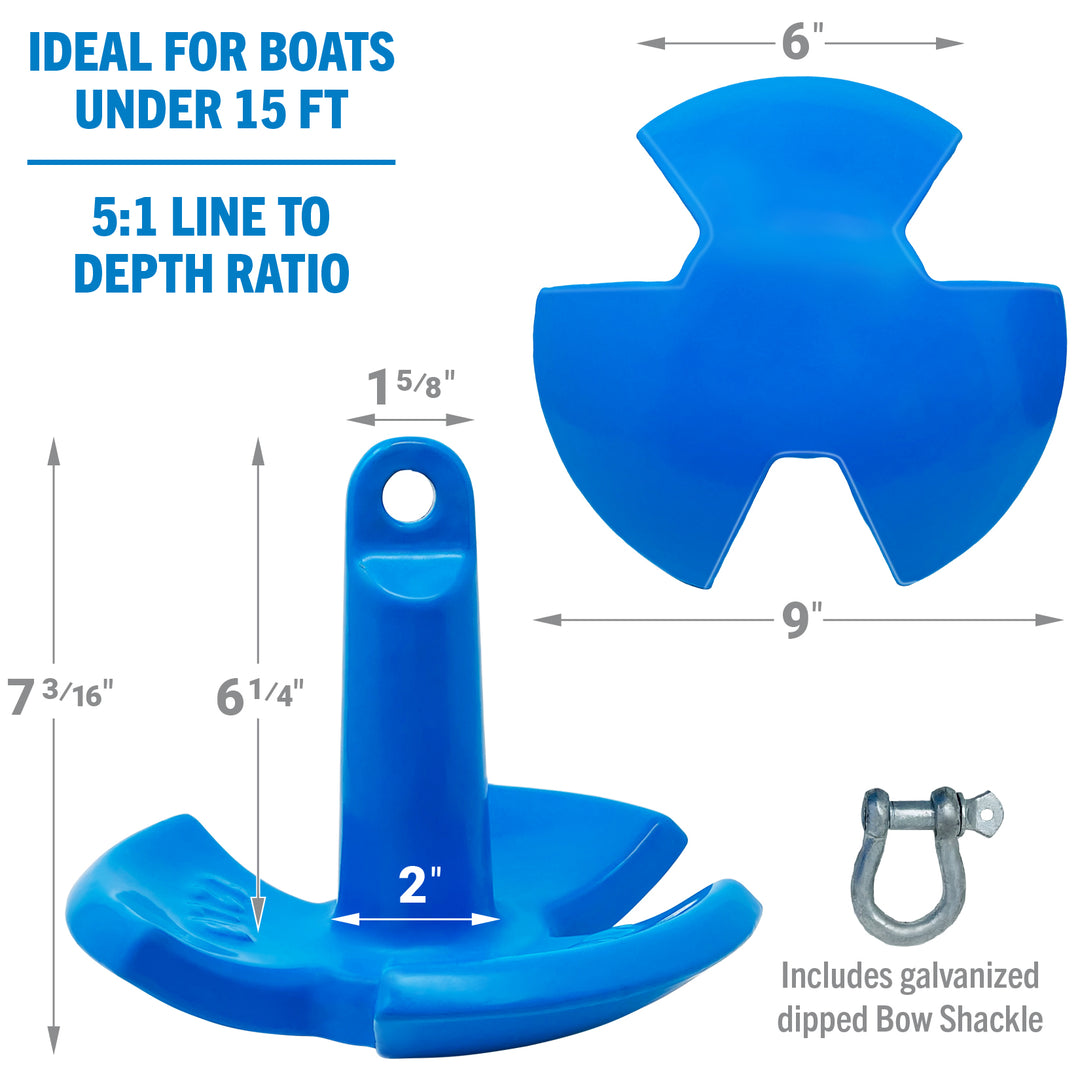 Better Boat River Anchor for Boats shown in 12LbRiverAnchorsSupp6