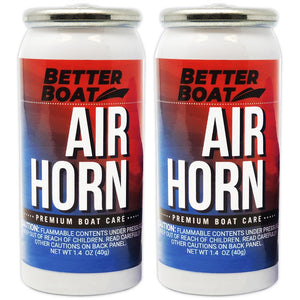 2 Pack Air Horn Refills for 1.4 Ounce Horn