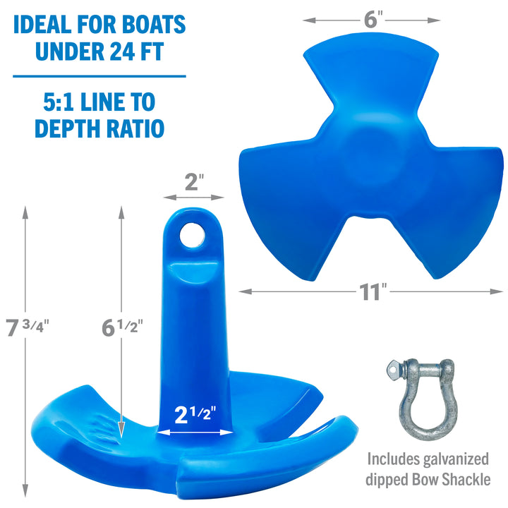 Better Boat River Anchor for Boats shown in 20LbRiverAnchorsSupp6