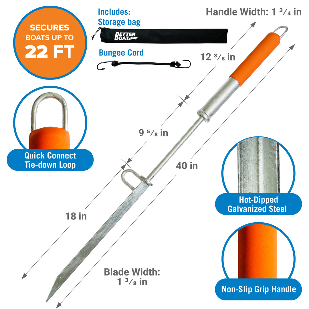 Better Boat Sand Anchor Spike product view 4