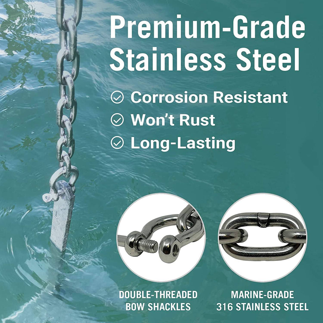 Stainless steel anchor chain