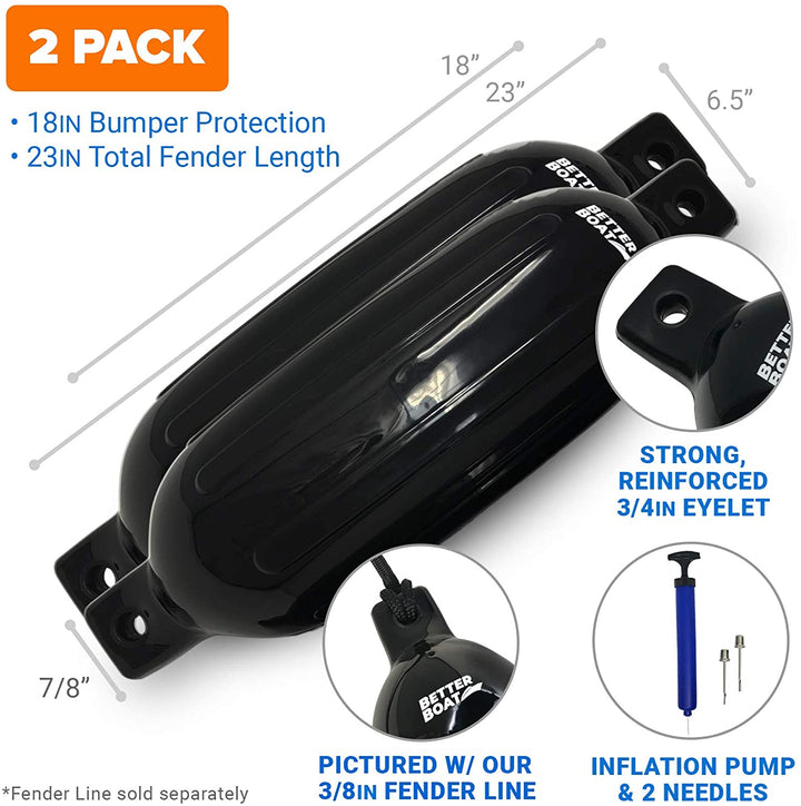 Black Boat Fenders