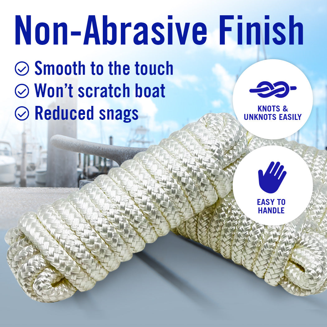Nylon White Boat Ropes