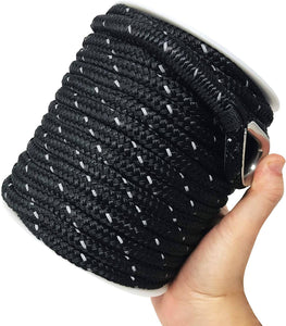 Black 50Ft Anchor Rope