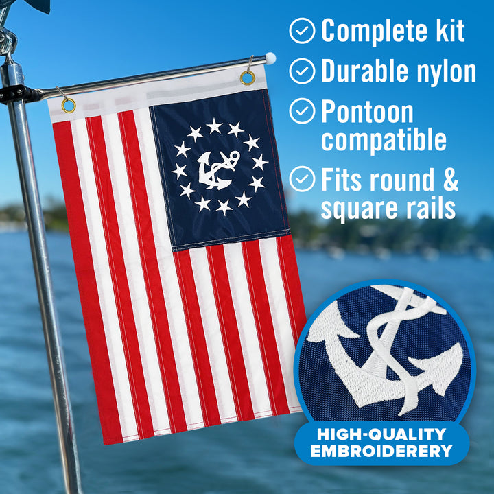 Better Boat Anchor Boat Flag Yacht Ensign shown in Anchor Boat Flag Supp5.2