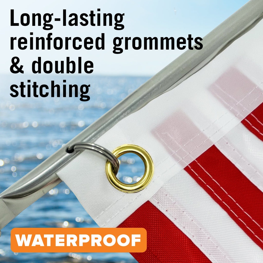 American Flag for Boat with Pole