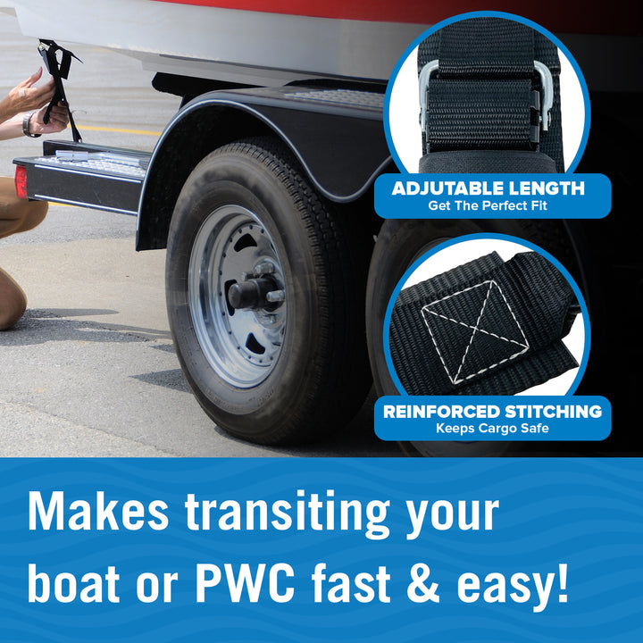 Better Boat Boat Trailer Straps shown in Boat Straps 2in x 48in supp3