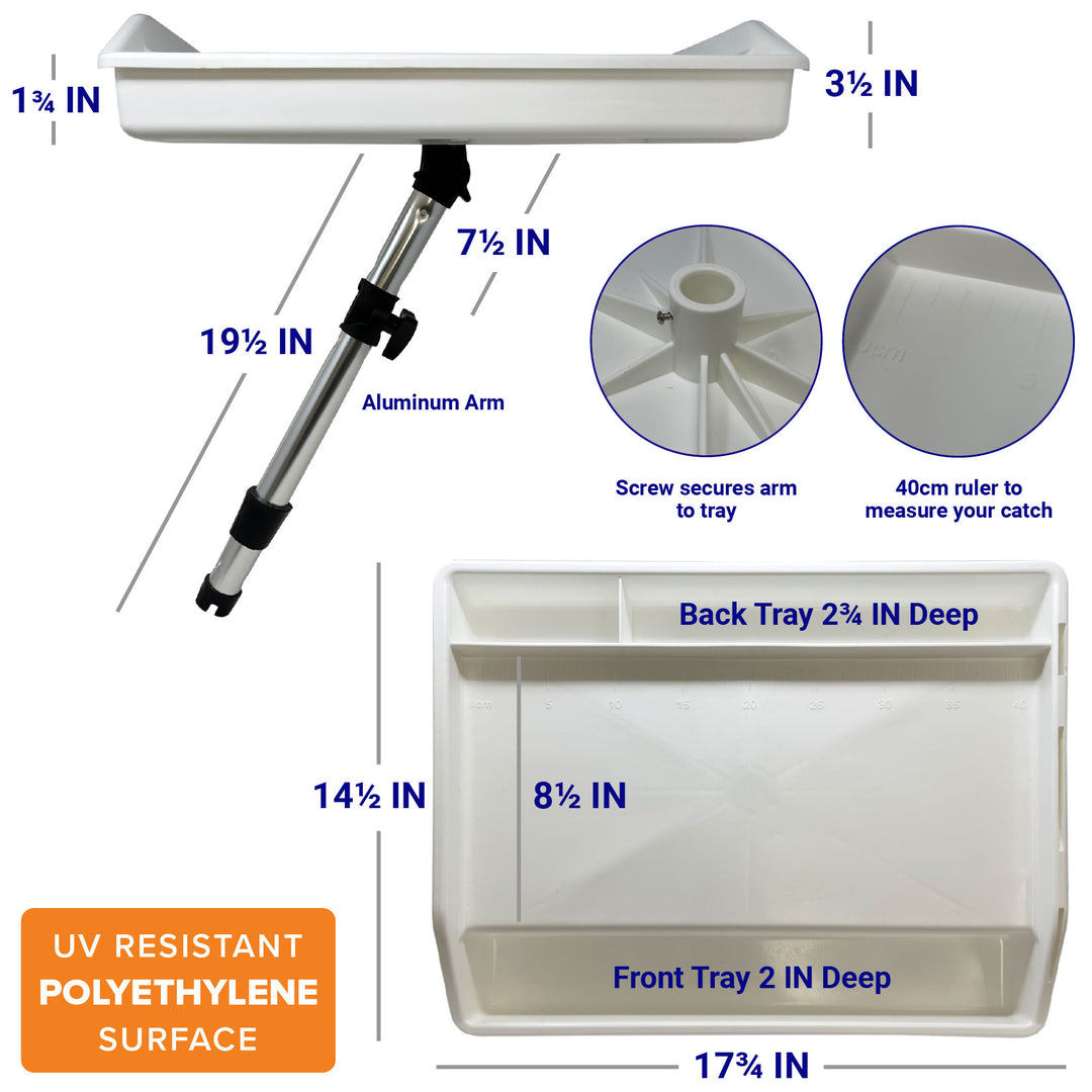 fishing rod holder cutting board Rod Holder Boat Cutting Board for Fish and Bait