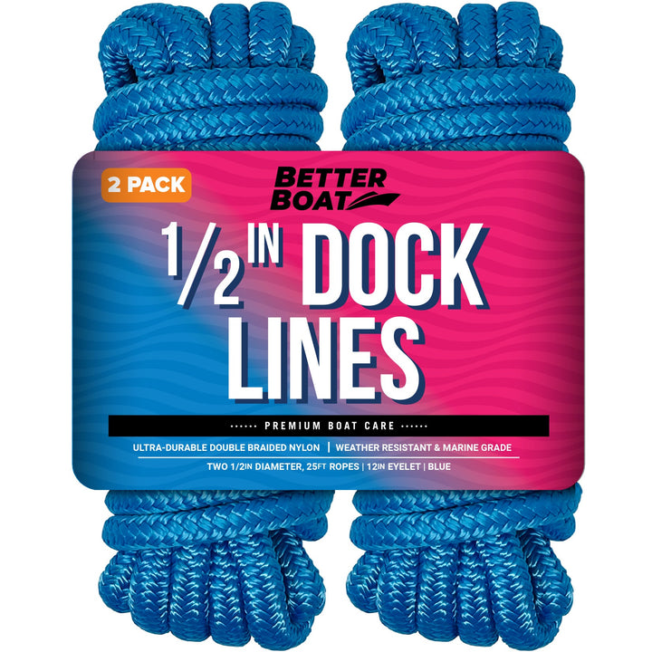2 Pack Blue Dock Lines