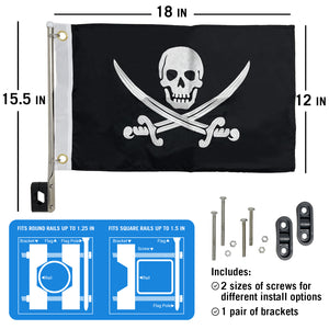 Pirate Boat Flag
