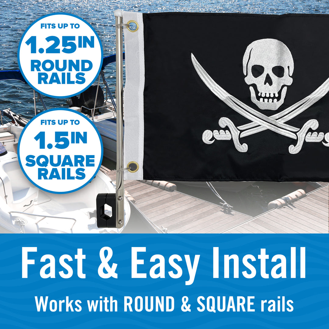 Better Boat Pirate Boat Flag shown in Pirate Boat Flag supp3