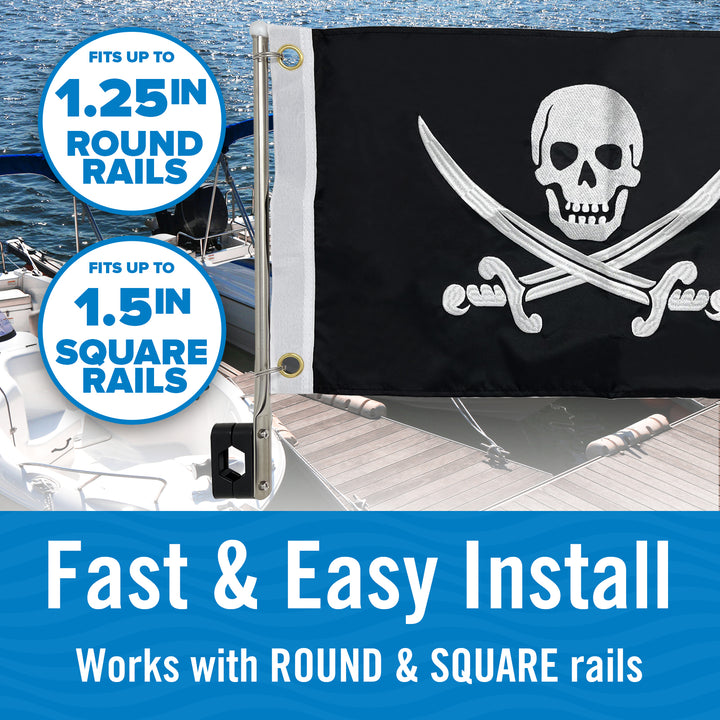Better Boat Pirate Boat Flag shown in Pirate Boat Flag supp3