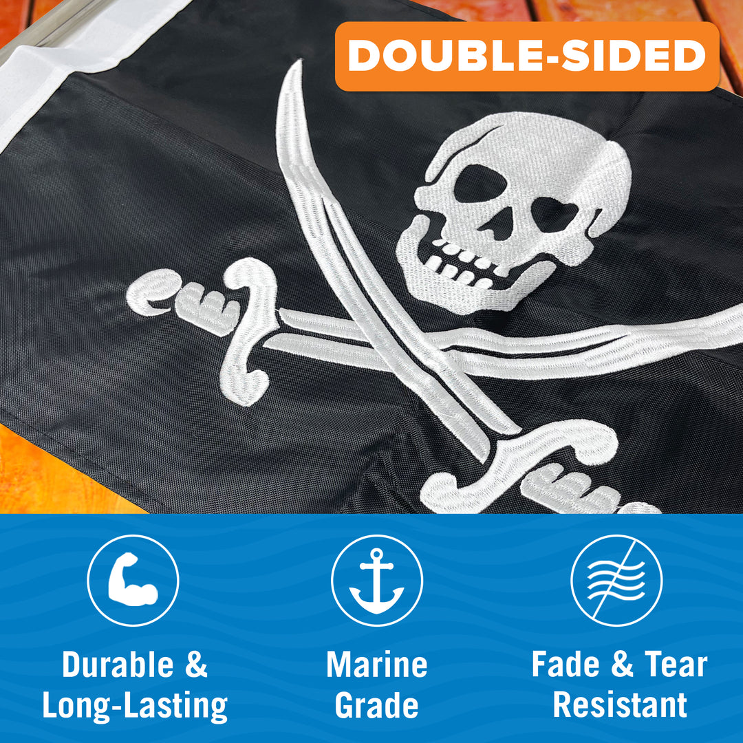 Better Boat Pirate Boat Flag shown in Pirate Boat Flag supp4