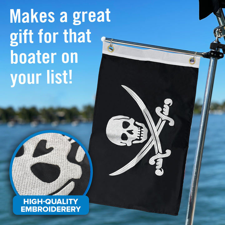 Better Boat Pirate Boat Flag shown in PirateBoatFlagsupp6