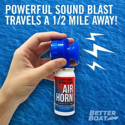 Load image into Gallery viewer, Better Boat Air Horn 1.4oz Powerful Blast 