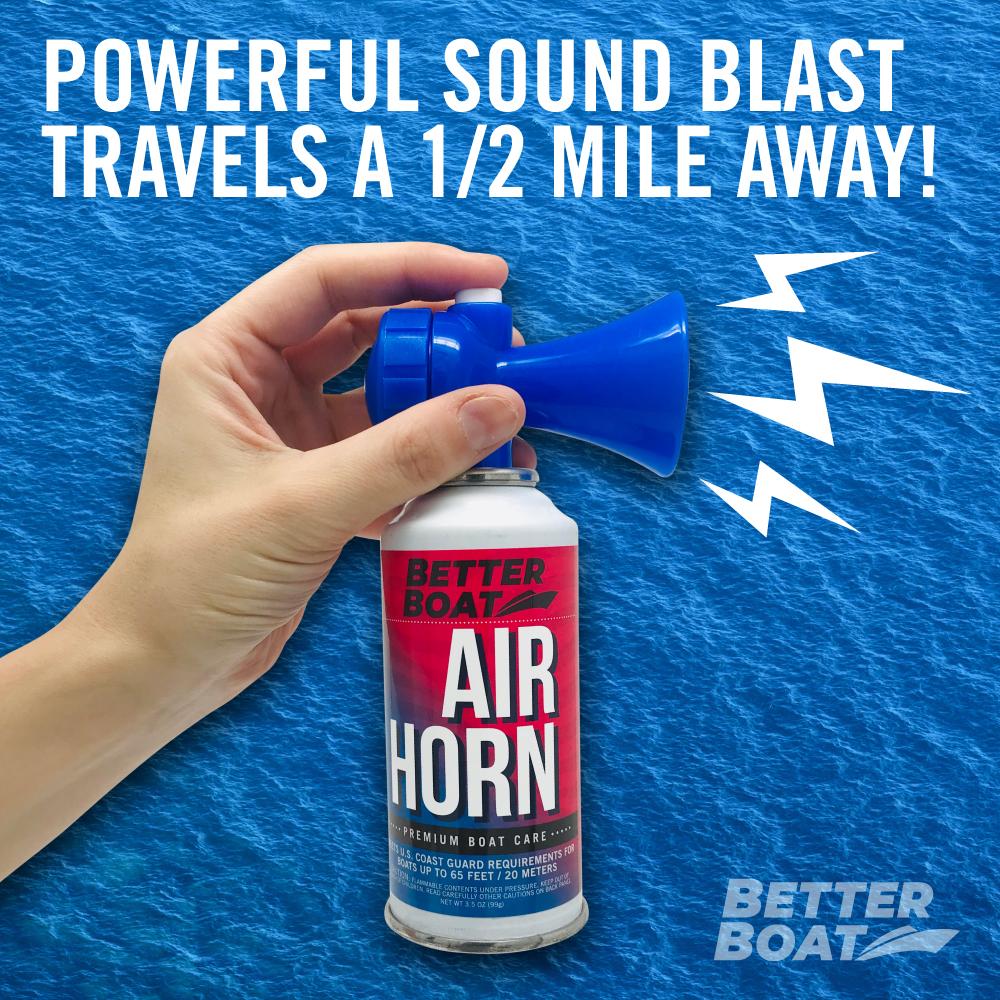 Better Boat Air Horn Compressed, Personal Air Horn