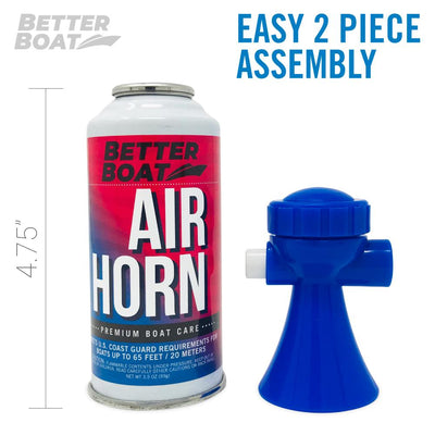 Load image into Gallery viewer, Better Boat Air Horn 3.5oz 2 Piece Setup