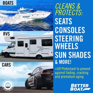 Boat Cleaner Wipes With UV RV boat and car