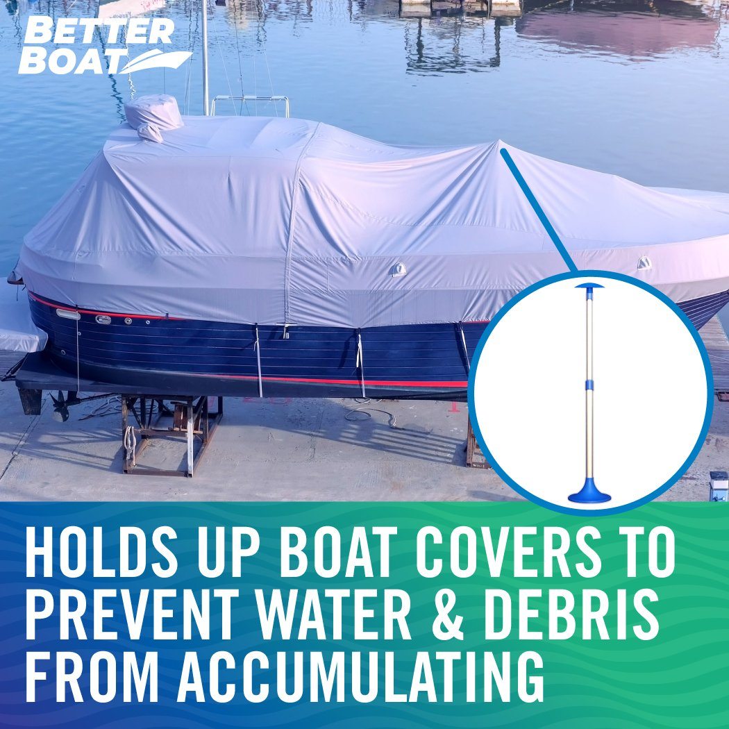 Better Boat Boat Cover Support Poles shown in boat cover support poles 2